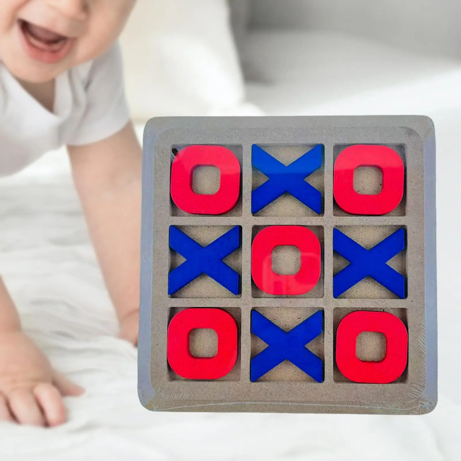 

Классическая деревянная настольная игра Tic TAC Toe, головоломка для гостиной, Семейная Игра ручной работы, настольная игра для детей