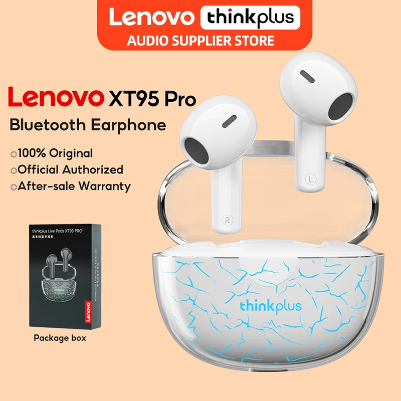 

TWS-наушники Lenovo XT95 Pro с поддержкой Bluetooth и сенсорным управлением