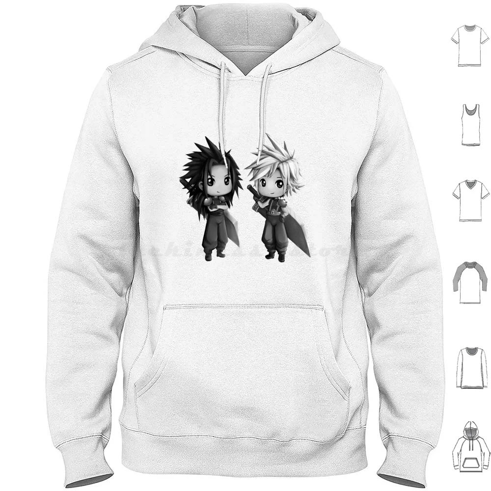 

Cloud And Zack Hoodies Long Sleeve Final Fantasy