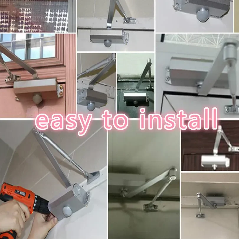 S 0-180 ° Автоматическое открывание дверей Автоматический дверной доводчик Пружина