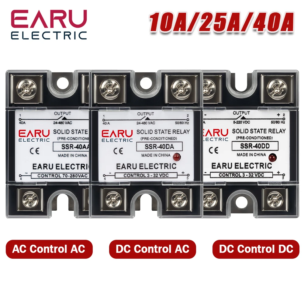 

Твердотельное реле EARUELECTRIC HGSSR-DA/AA/DD для контроля температуры