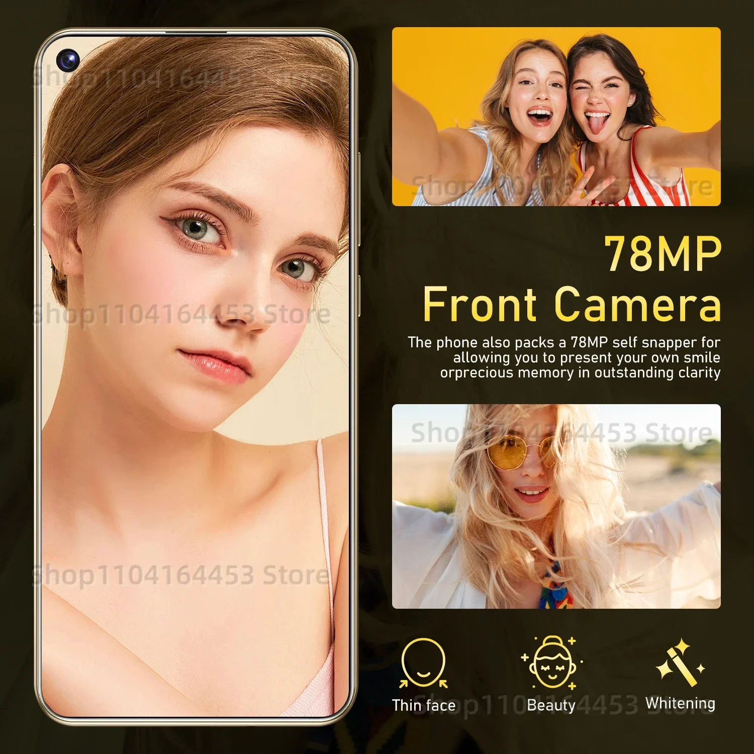 Оригинальный смартфон S25 Ultra 5G 7 3 дюйма HD 22G + 2 ТБ сотовый телефон с двумя SIM-картами