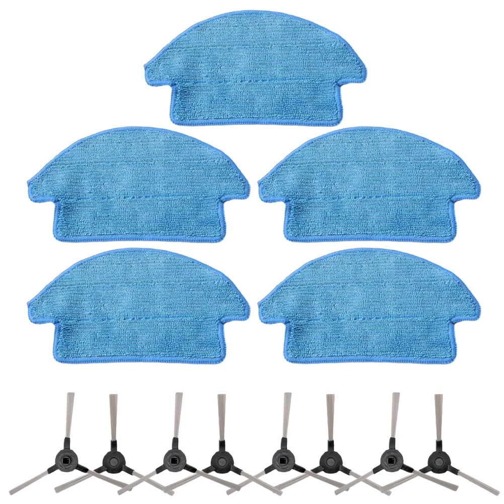 

6/13pcs For Thamtu Mop Cloth And Side Brushes For Thamtu G2 G2C G3 Robotic Vacuum Cleaner Parts Household Supplies