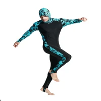men women full body lycra quick drying sunscreen anti jellyfish long sleeve diving suit hooded waterproof keep warm swimwear