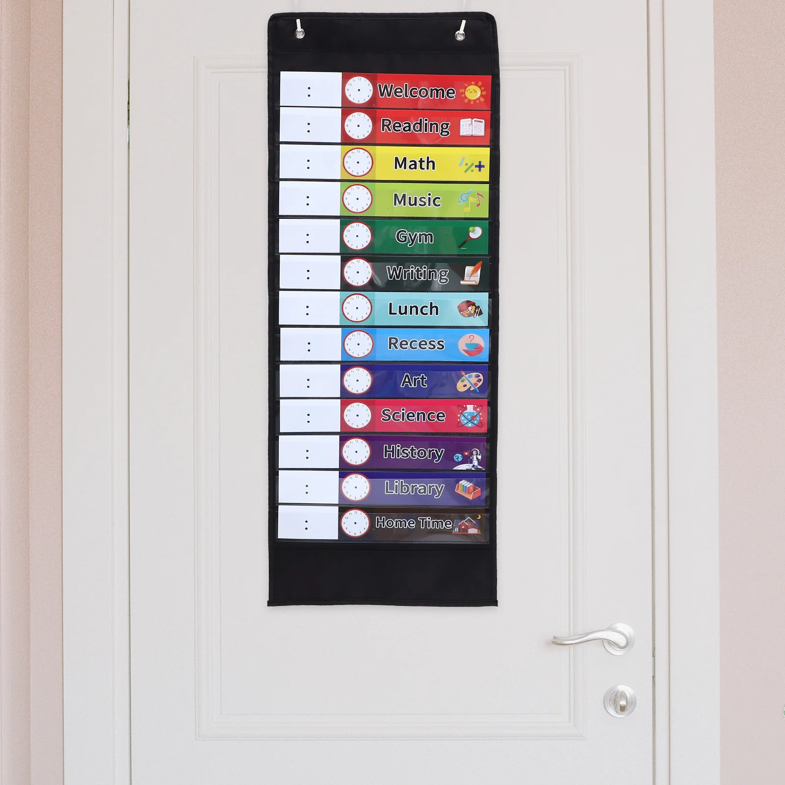 

1 Set of Decor Calendar Hanging Pouch Chic Schedule Hanging Bag Reminder Bag