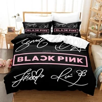 hot k pop girls group fans bedding set twin full queen size k pop fans set kids kid bedroom duvet cover sets 02