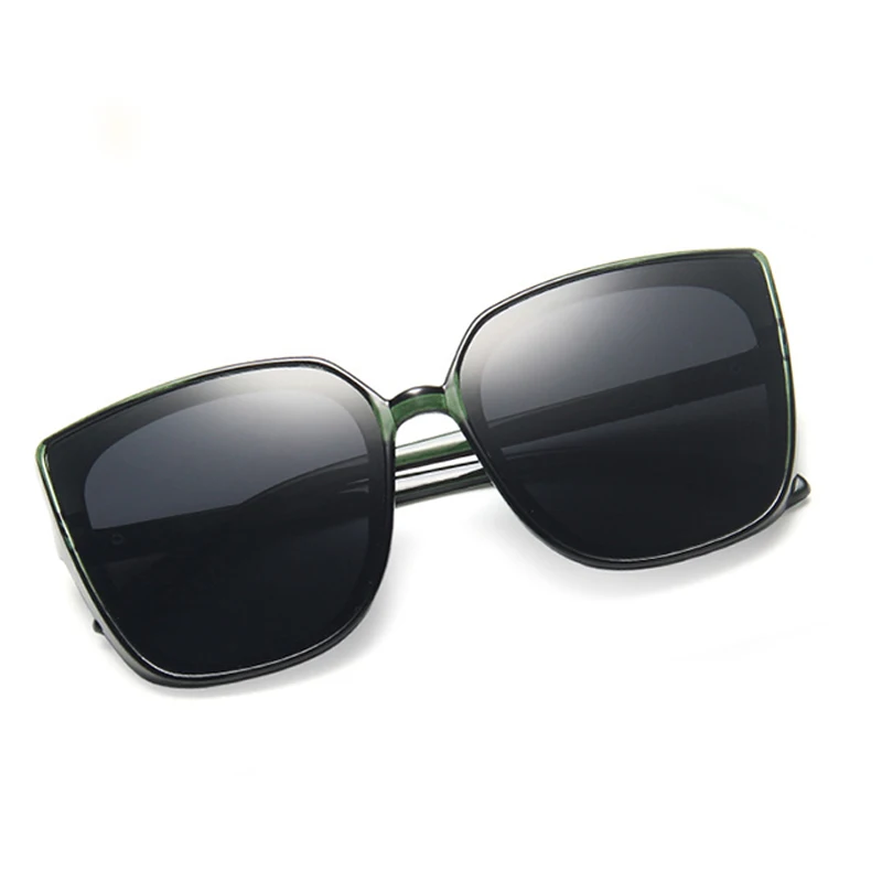 

Солнцезащитные очки «кошачий глаз» женские, брендовые дизайнерские винтажные зеркальные модные солнечные очки в большой оправе, крутые и п...