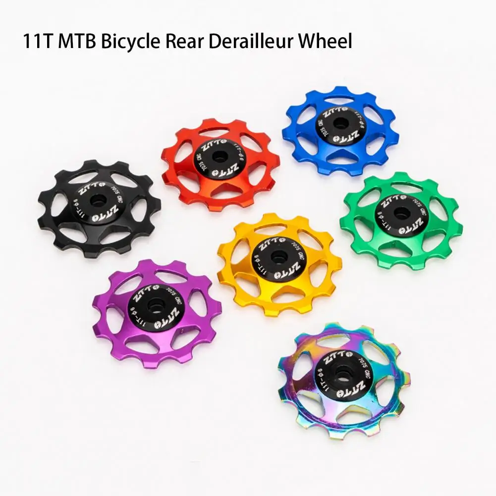 

ZTTO Bike Bearing Pulley Easy to Install 11T MTB Bicycle Rear Derailleur Wheel for Driving