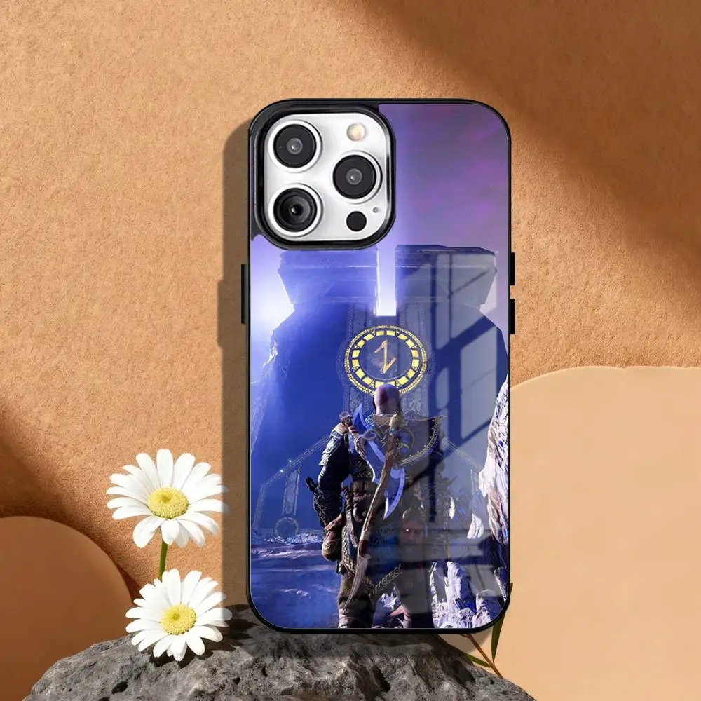Фото Чехлы для телефонов G-God OF War K-Kratos для iPhone 17, 16, 15, 14, 13, 12, 11 Pro Max, защитный чехол с полным покрытием для Magsafe №5