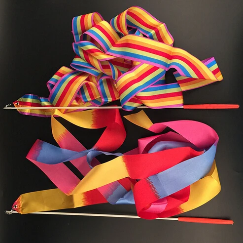 500 шт. цветная лента для танцев в спортзале 4 м |