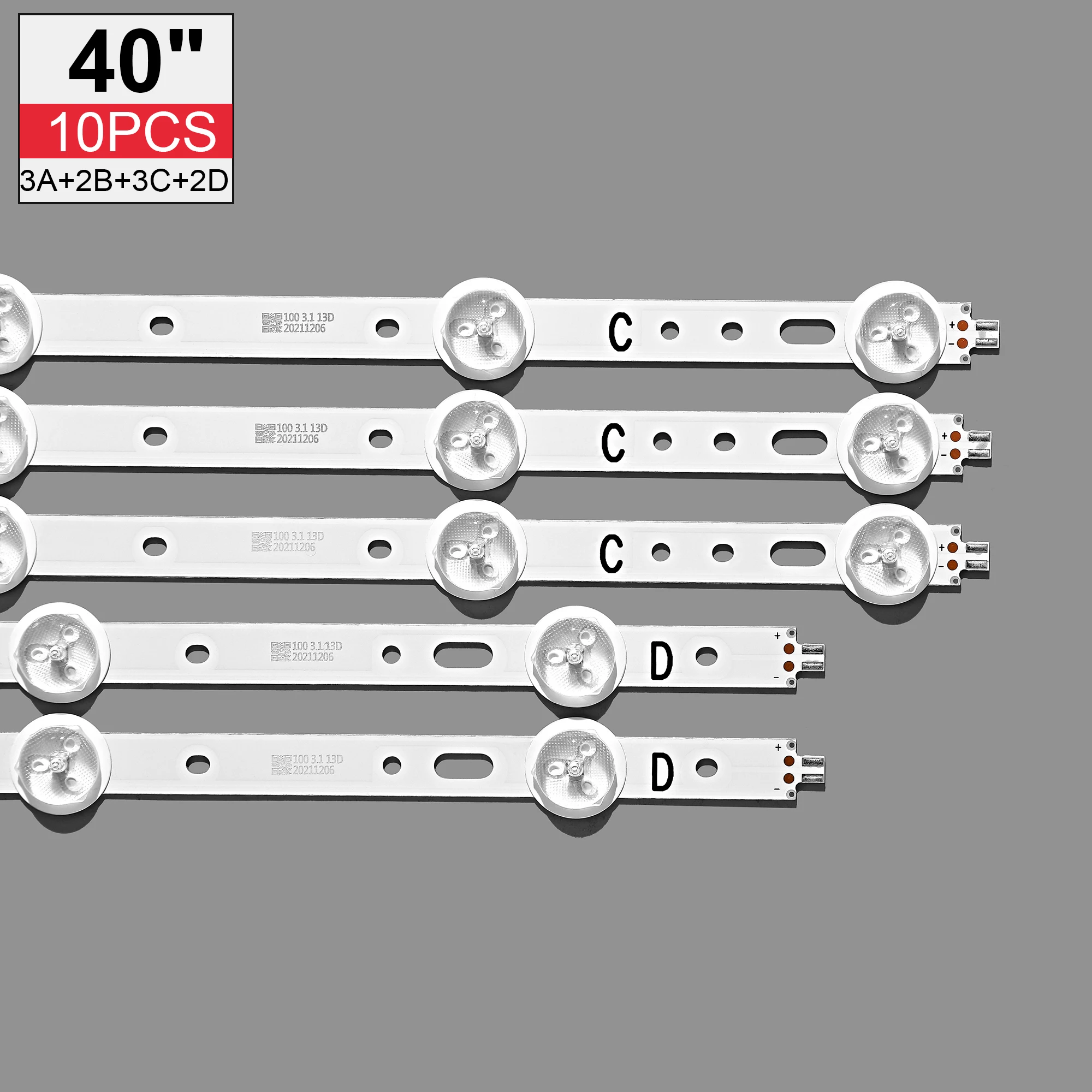 LED backlight  4/5lamp  for Samsung 40inch TV SVS400A73 40D1333B 40L1333B 40PFL3208T LTA400HM23 SVS400A79 40PFL3108T/60