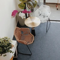 knitting single chair for outdoors minimalist balcony leisure single simplicity chair originality