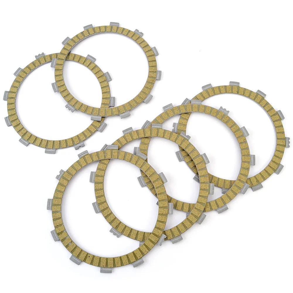 Фрикционные пластины сцепления 22U-16321-00 6 для For Yamaha XVS400 Drag Star 1996-2017 / XV500 535 Virago 500