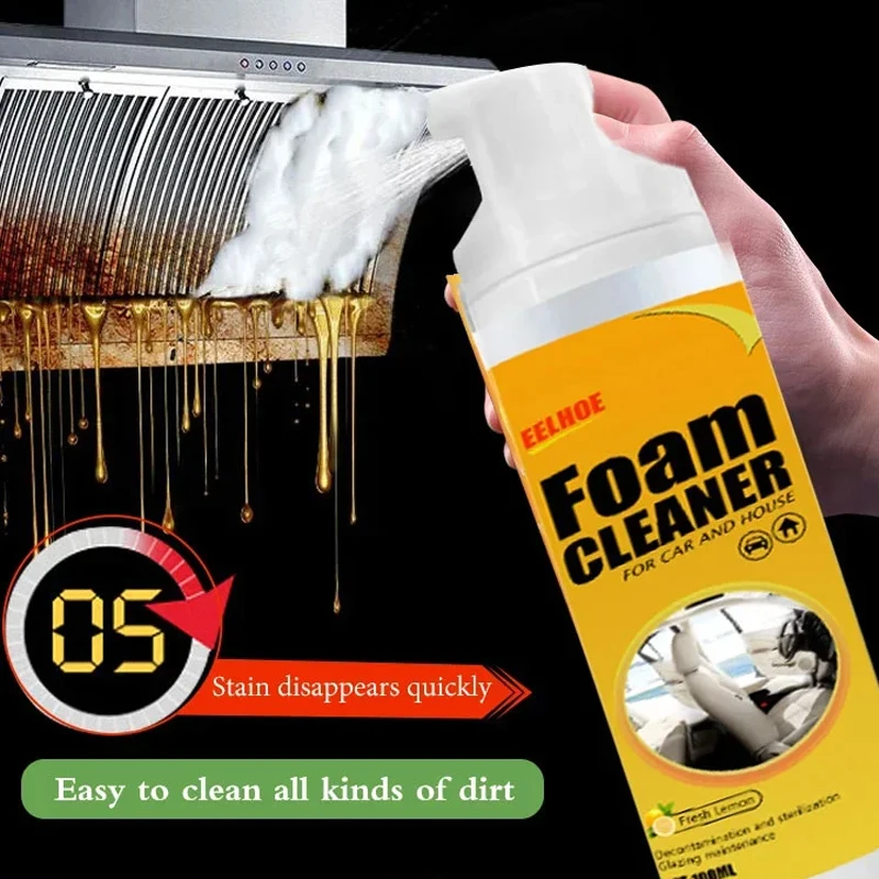 

3PCS 30/100/150ml Cleaning Bubble Spray Multi-Purpose Foam Kitchen Grease Cleaner Rust Remove Household Cleaning Chemicals