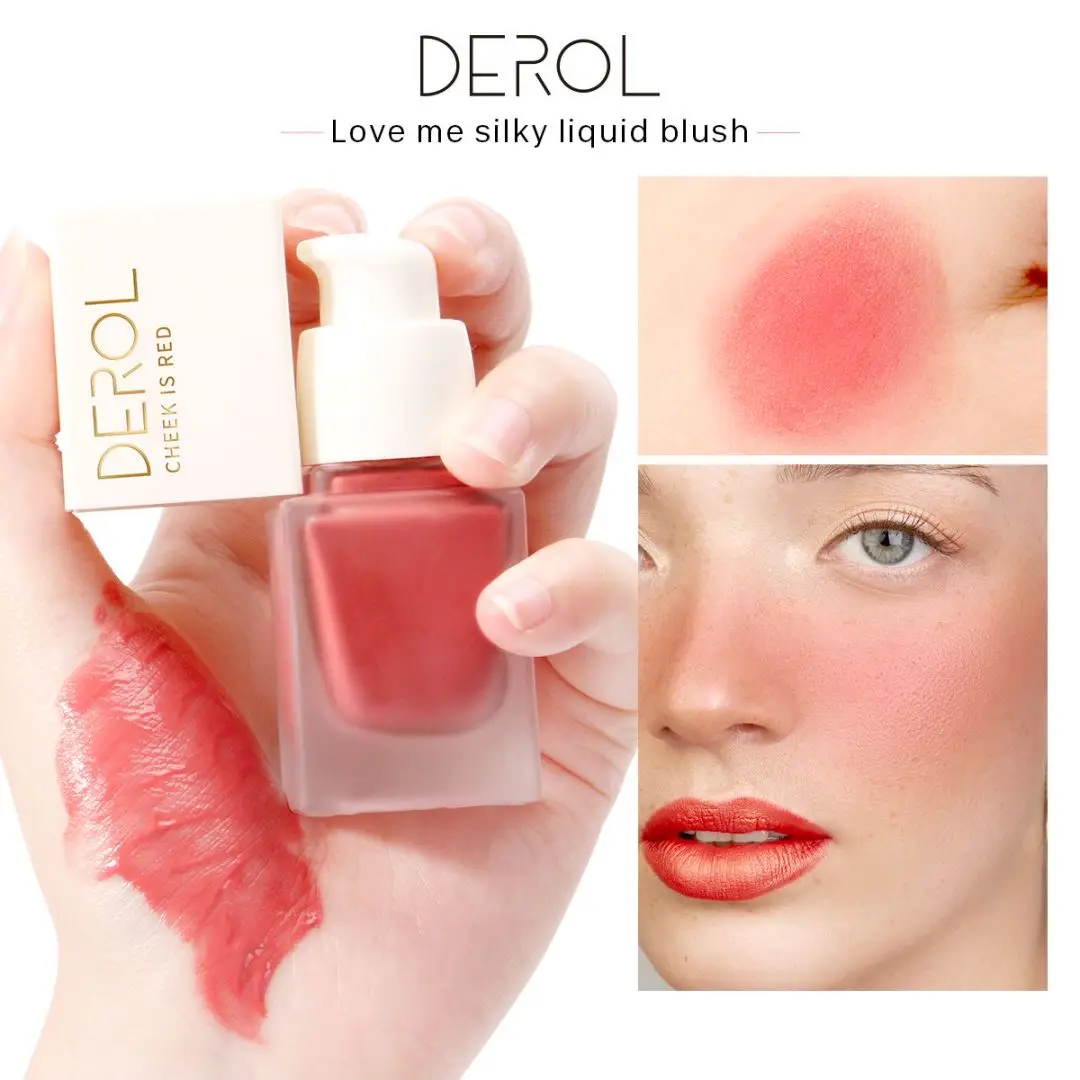 

Explosive DEROL Hydrating Liquid Blush Makeup, Moisturizing Contouring, Brightening Natural Nude Blush Makeup Cosmetics Hot Sale
