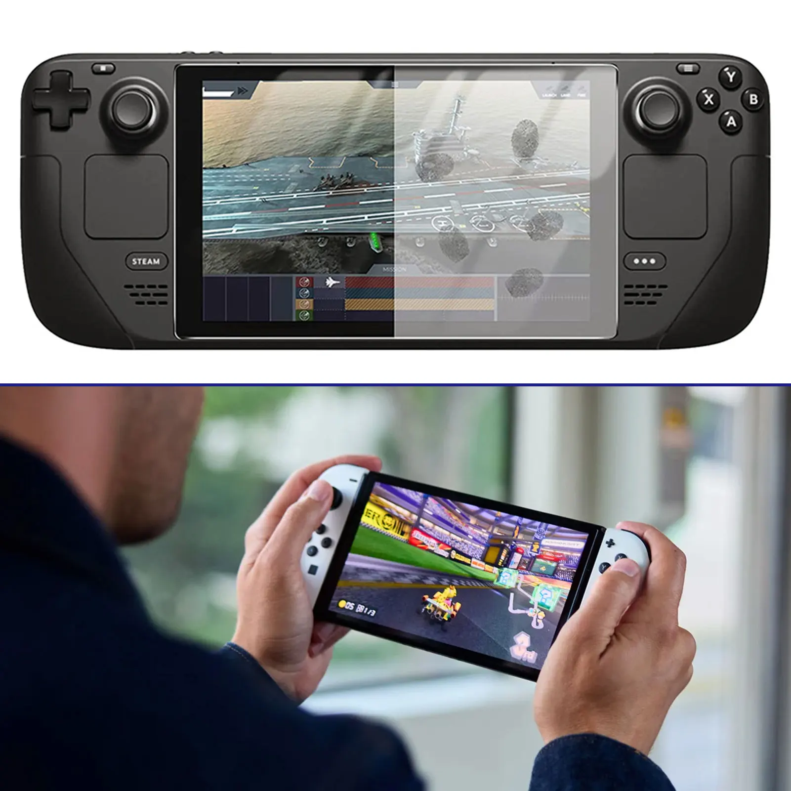 

Закаленное стекло для защиты экрана от царапин, прозрачная защитная пленка для экрана, аксессуары для игровой консоли, 3 шт.