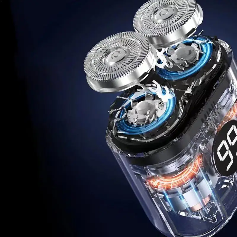 Карманная электробритва компактный USB-зарядка мужской триммер для бороды