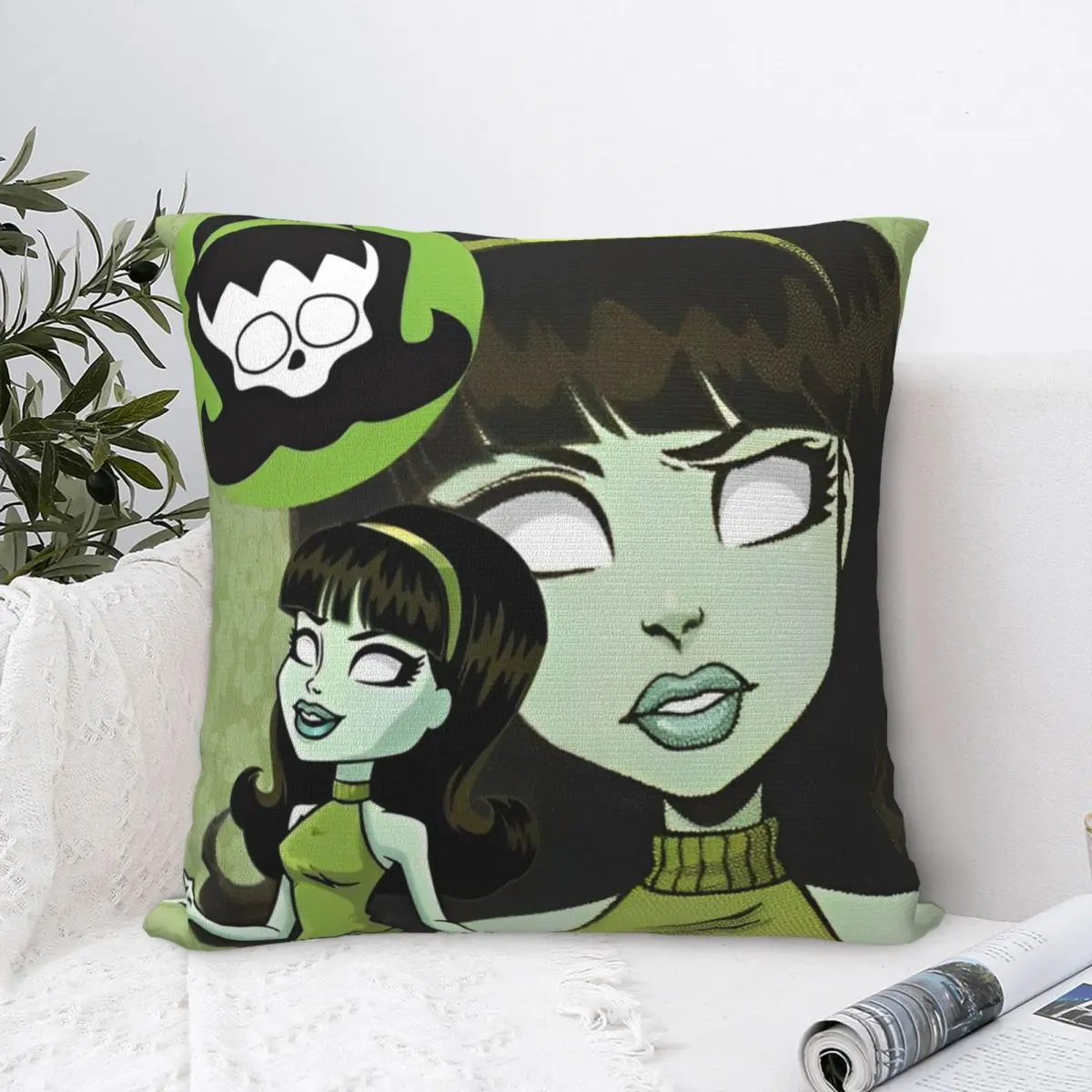 Квадратные наволочки с рисунком монстра чехол для подушки сиденья Дракулары