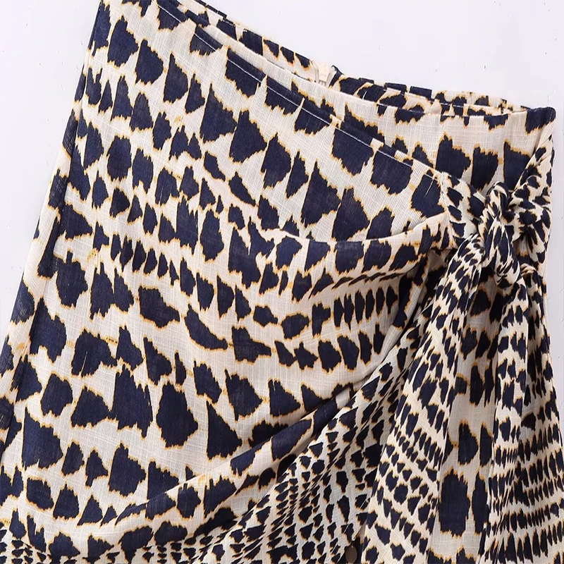 Женское модное короткое платье с принтом и бисером Koekop винтажные повседневные