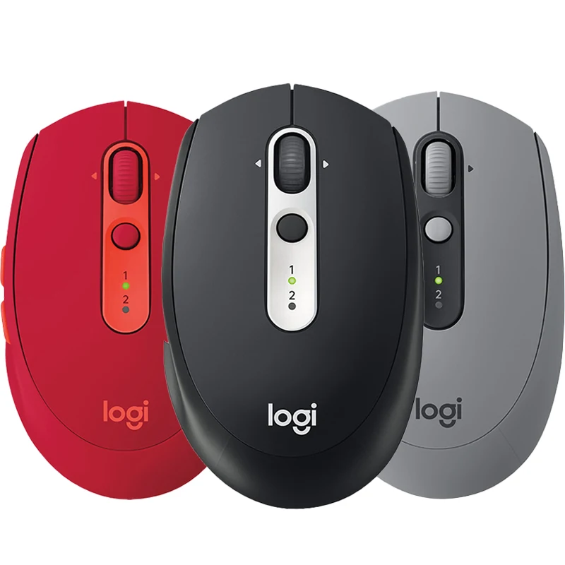 

Logitech M590 Wireless Mute Mouse 2.4GHz Unifying Dual Mode Flow 1000 DPI Multi-Device Optical Silent For Office Mouse PC Laptop