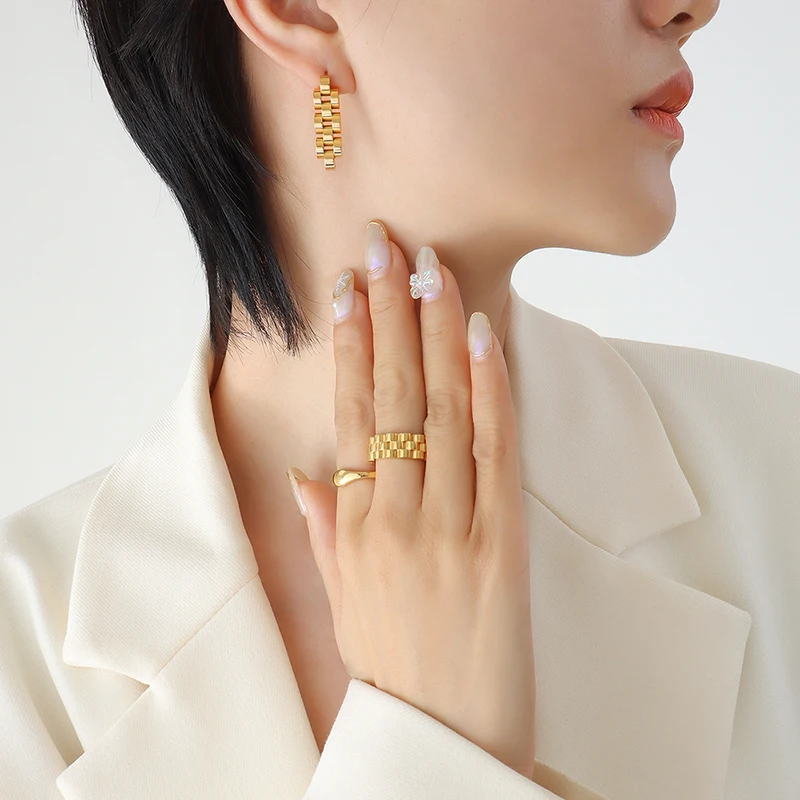 Классические серьги-капли с цепочкой для часов Liora женщин очаровательные серьги