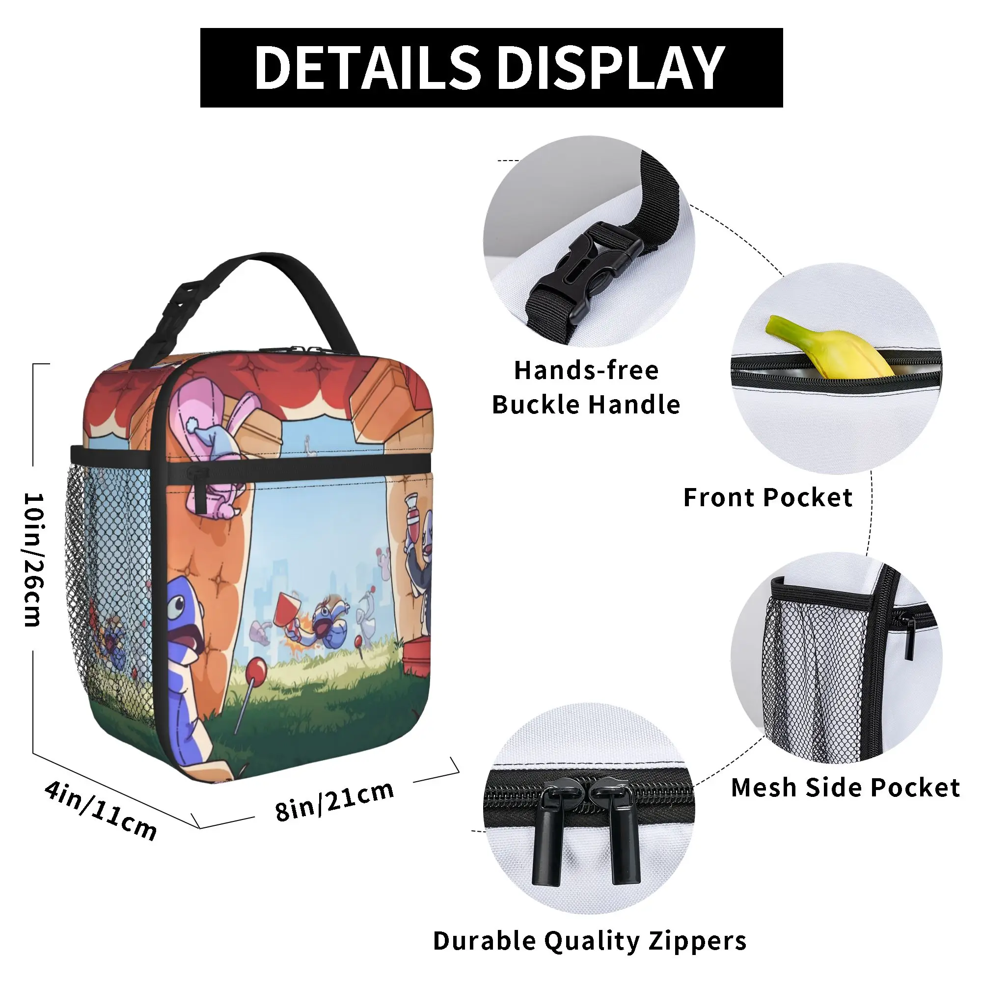 Yeeps Hide And Seek Accessories Изолированная сумка для обеда для путешествий, герметичный термоизолированный контейнер для еды. (art.: 3920dd0920331) - 3920dd0920331