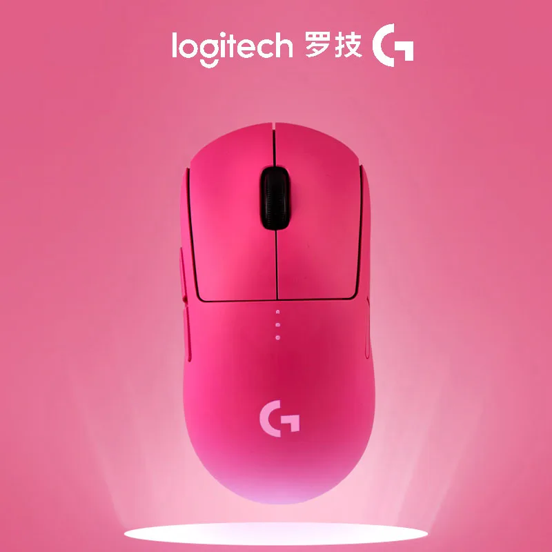 

Logitech G PRO Pink Girl E-Sports Wireless Gaming Mouse Dual Mode With HERO 16000DPI Sensor LIGHTSPEED Laser