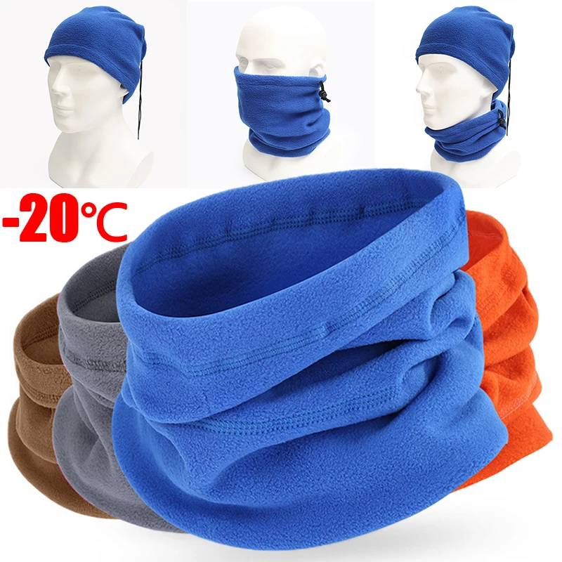 

Winter Scarf for Men Women Soft Polar Fleece Scarves Neck Warmer Fishing Cycling Thicken Ski Mask Neckerchief Headscarf Headwear