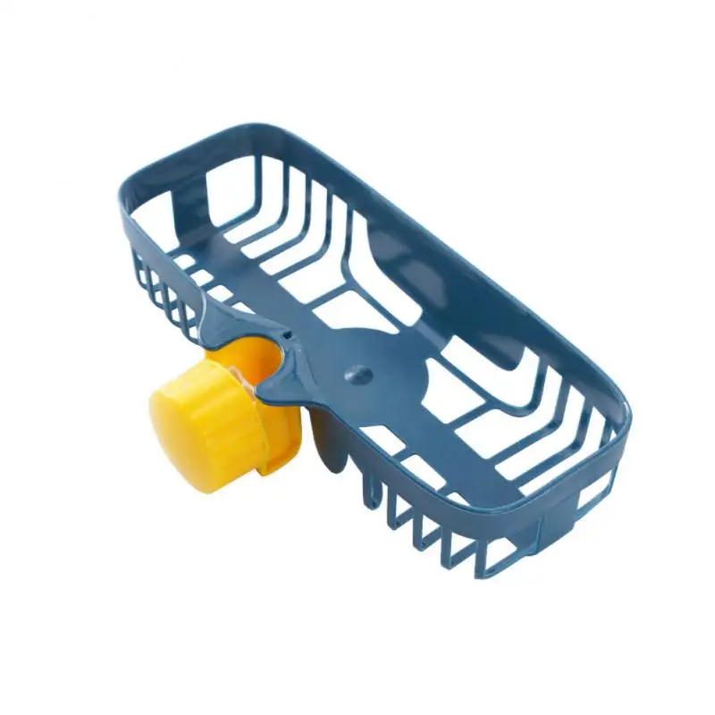 

Hole Free Kitchen Faucet Sink Storage Basket Shower Gel Storage Holder Rotatable Faucet Storage Rack Creative Bathroom Organizer
