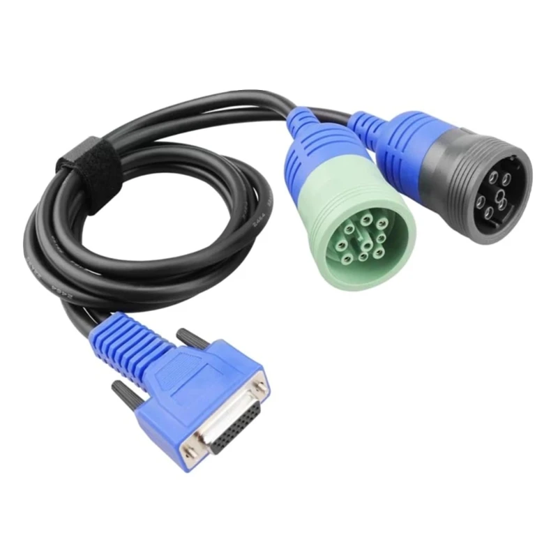 Дизельный диагностический кабель 6Pin+9Pin адаптера для анализа двигателя