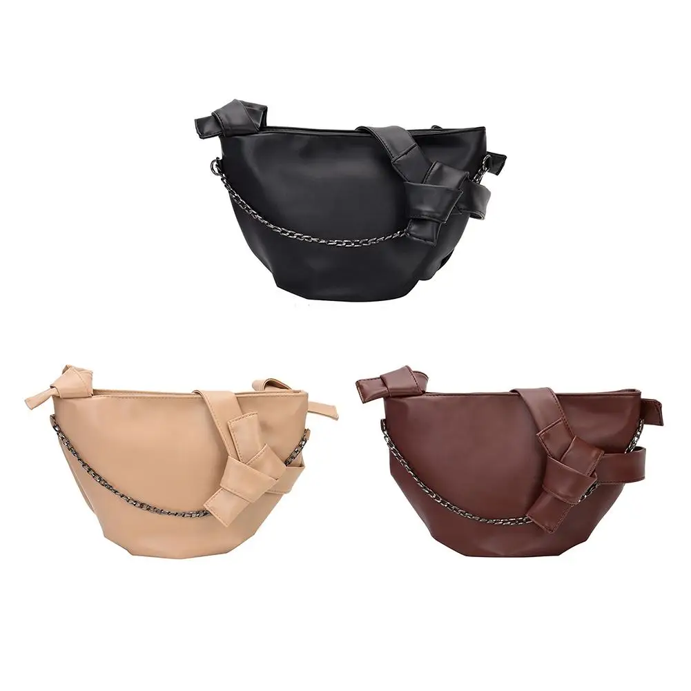 

Fashion PU Leather Large Solid Color Crossbody Handbag Casual Women Large Shoulder Messenger Chest Bags Shopping Handbag