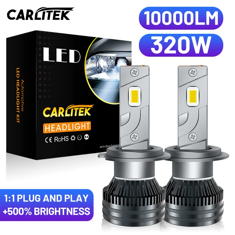

H7 LED Canbus 7535 H11 H1 H4 100000LM 320W HB3 9005 HB4 9006 H8 H9 HIR2 LED Car Headlight Bulb Auto fog light Motorcycle 6000K