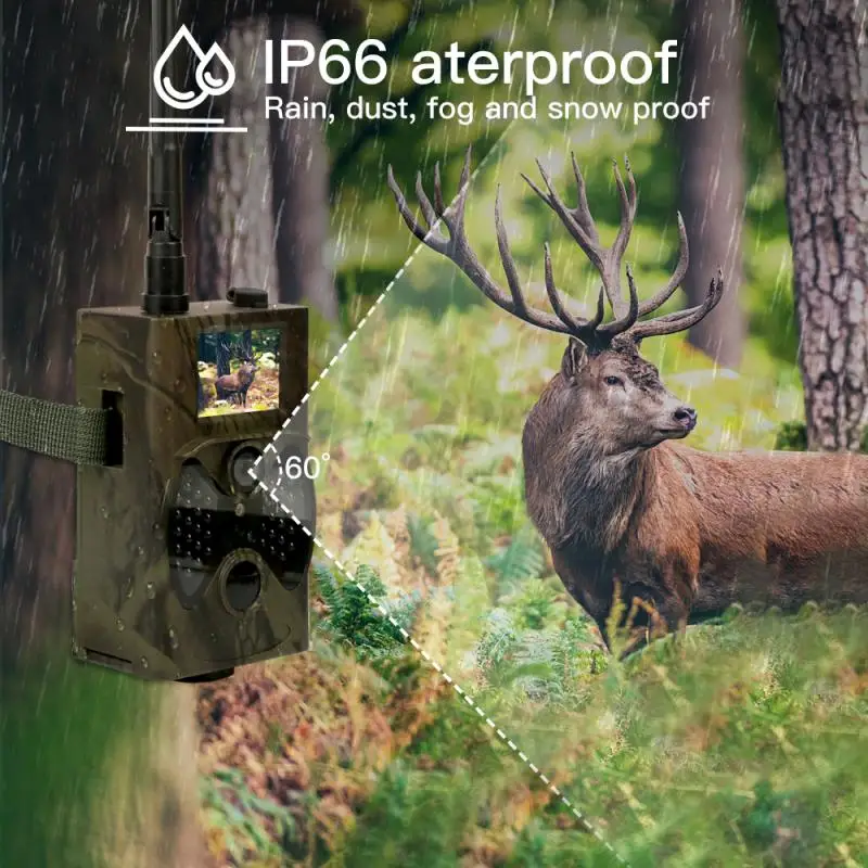 Hc300m Gprs Outdoor Tracking Camcorders Infrared 12m Hunting Camera Digital Camera Wild Trap Game Trail Cameras 940nm 2g 1080p enlarge
