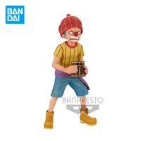 bandai original one piece anime figure buggy dxf action figure dolls toys for boys girls kids gifts collectible model ornaments