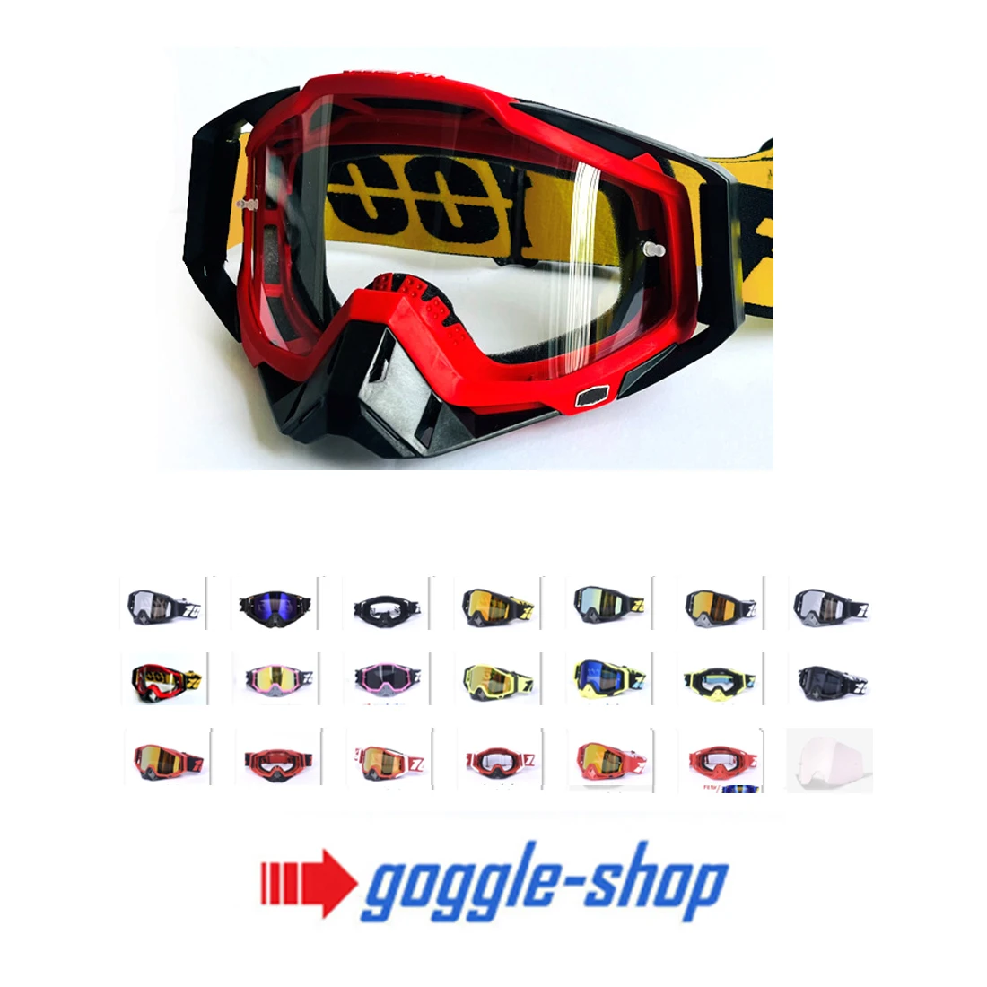 Зеркало унисекс для мотоциклетного шлема и защитные очки велосипеда прозрачные