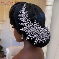 youlapan hp434 luxury wedding hair accessories dinner party hair headdress for women 2022 wedding hair combs bridal headpiece