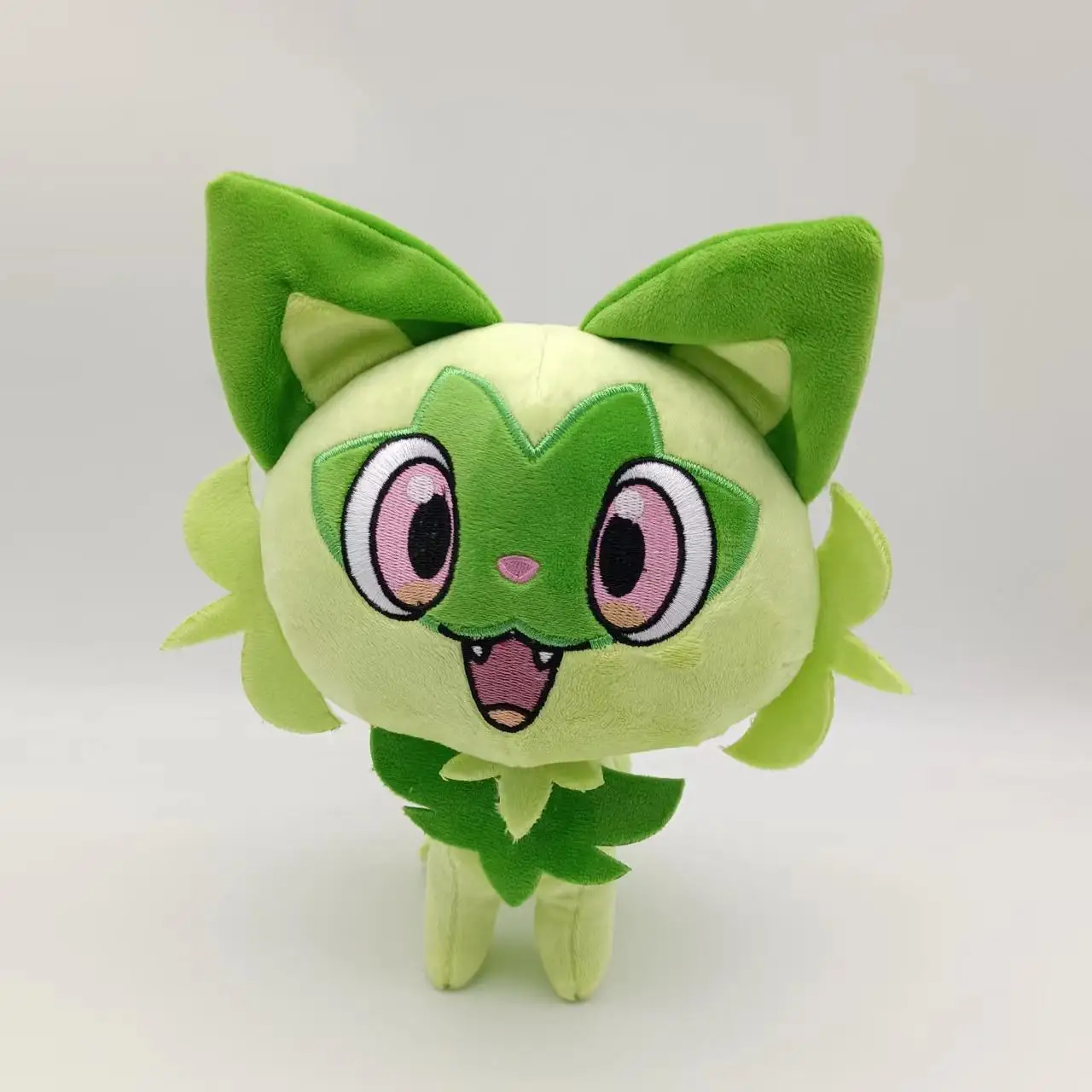 

Pokémon Sprigatito Plush Green Leaf Cat Plush Toys Pokémon Surrounding Doll 25CM Super Soft Short Pile PP Cotton