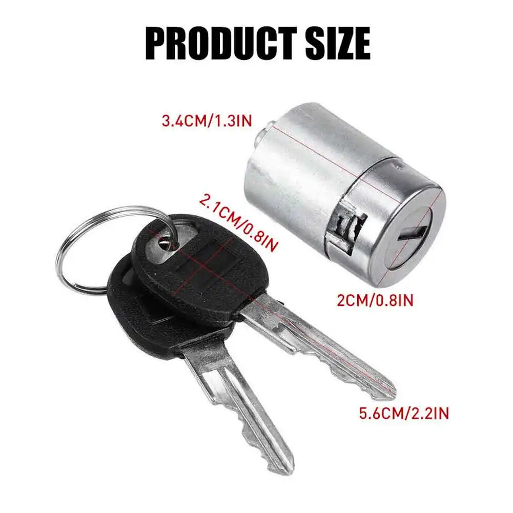 

5070009-01 DL19881 Door Lock Cylinder With 2 Keys Replacement Compatible For C1500 C2500 C3500 K1500 K2500 K3500 Truck