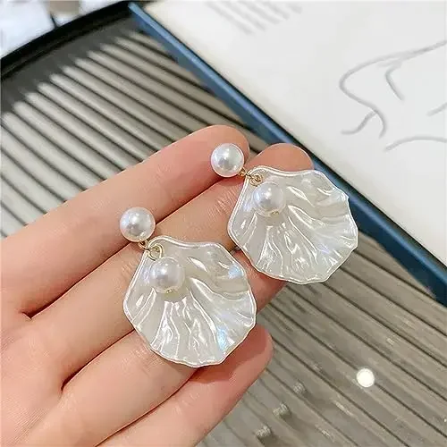 Женские серьги-гвоздики с морской тематикой