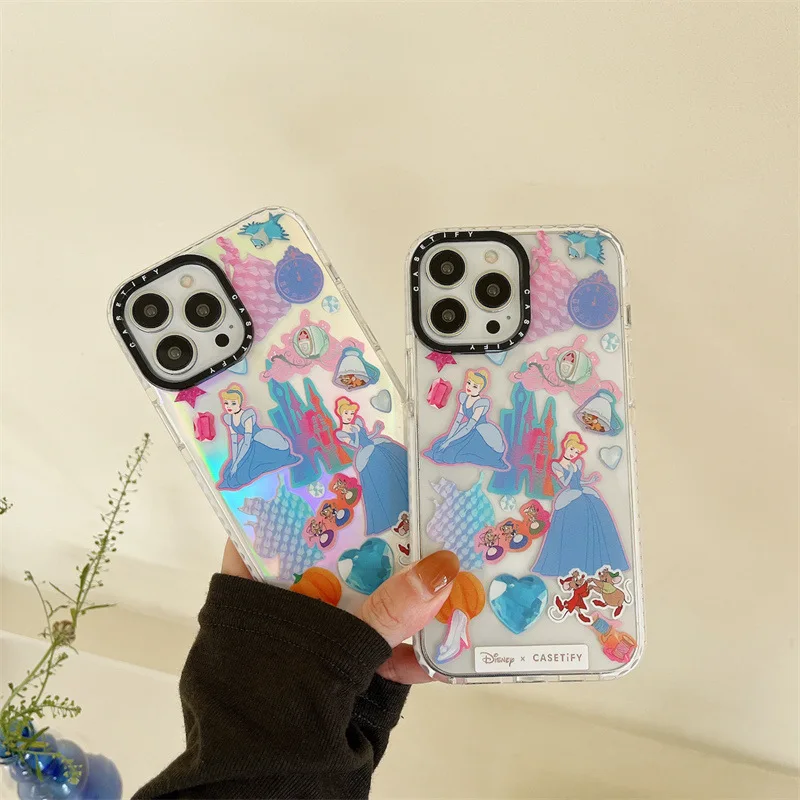 

Mermaid Princess Snow White Silicone Case for IPhone 11 12Pro Xs Max iPhone SE 2020 7 8 Plus Official Liquid Silicon Full Cover