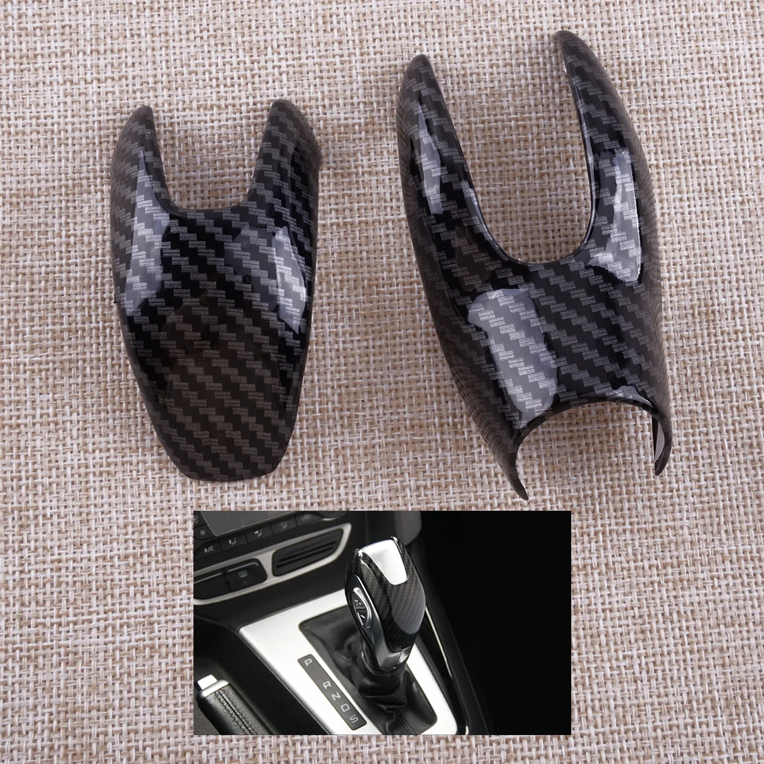 

2 шт., отделка из углеродного волокна для Ford Escape Kuga 2013, 2014, 2015, 2016, 2017, 2018, 2019