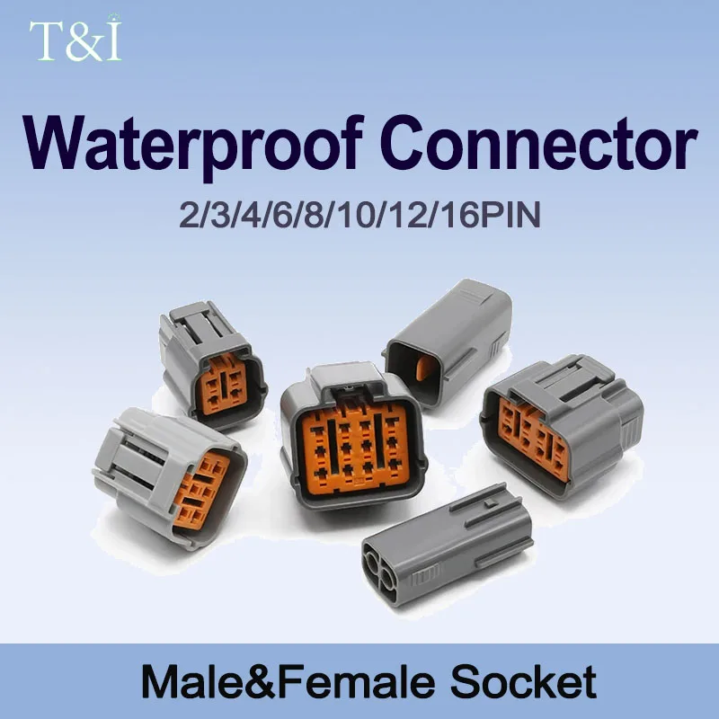 

Sumitomo DL type 2/3/4/6/8/10/12/16P automotive waterproof connector fog lamp plug connector male female terminal sheath