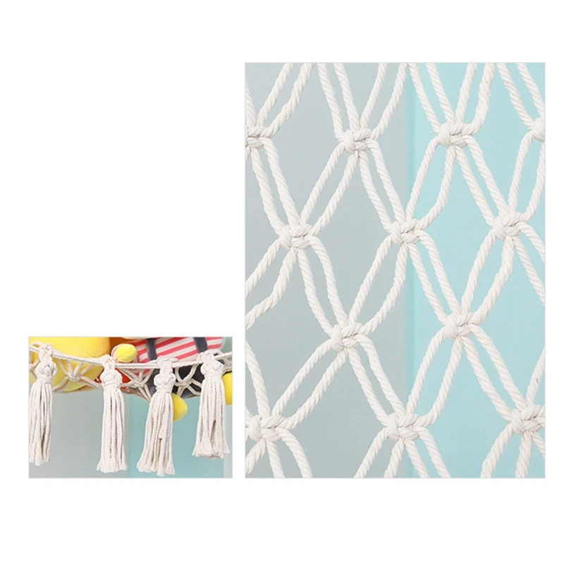 

Настенный угловой стеллаж для хранения плюшевых игрушек ручной работы, демонстрация игрушек в богемном стиле, украшение детской комнаты