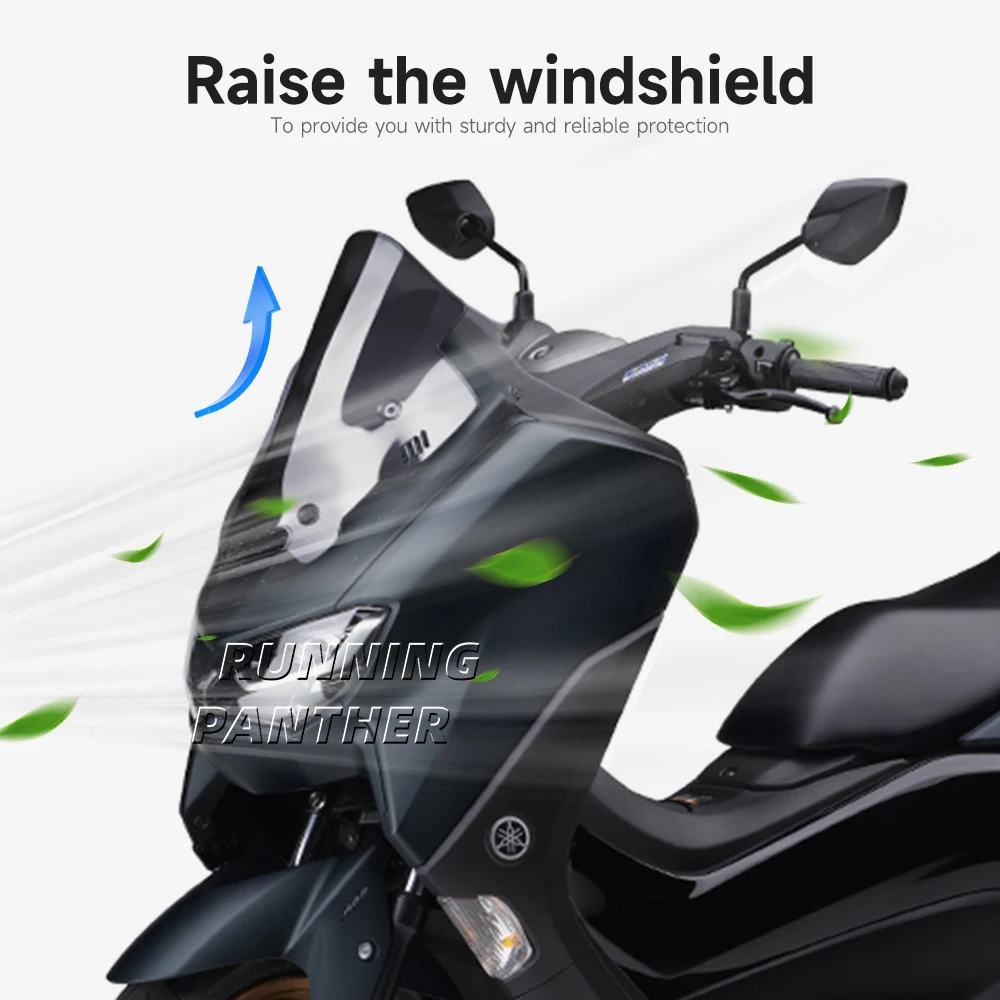 Фото Направляющая для лобового стекла 2020-2024 для YAMAHA NMAX 155 N-MAX 155, обновленные конкурентоспособные новые аксессуары для мотоциклов №4