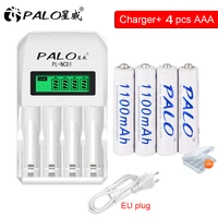 palo 4 20pcs 1100mah aaa rechargeable battery 1 2v ni mh aaa battery rechargeable 3a batteries battery rechargeable aaa battey