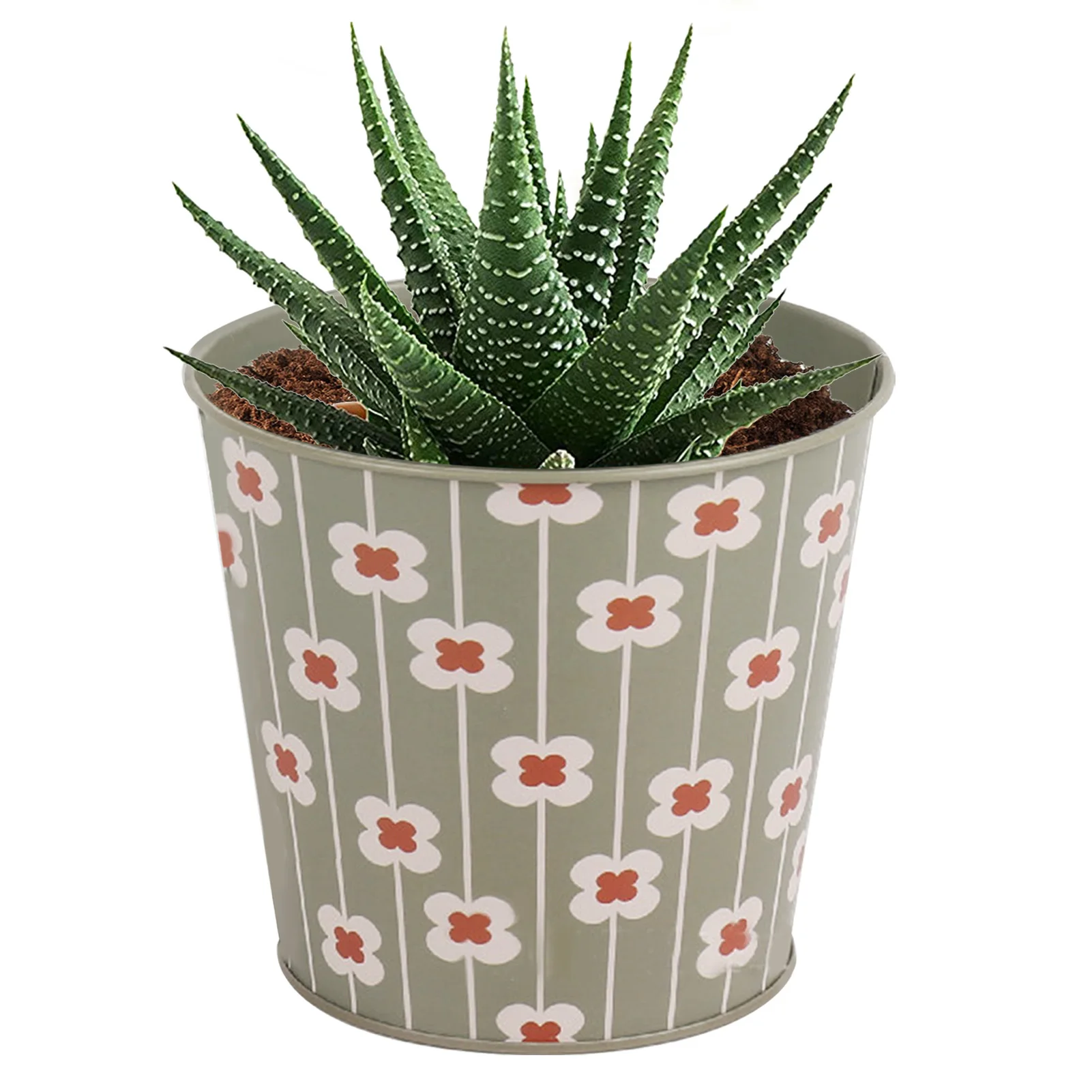 

Vintage Flower Plant Pots Small Galvanized Bucket Plant Containers For Indoor Outdoor Galvanized Flower Planter Pot For