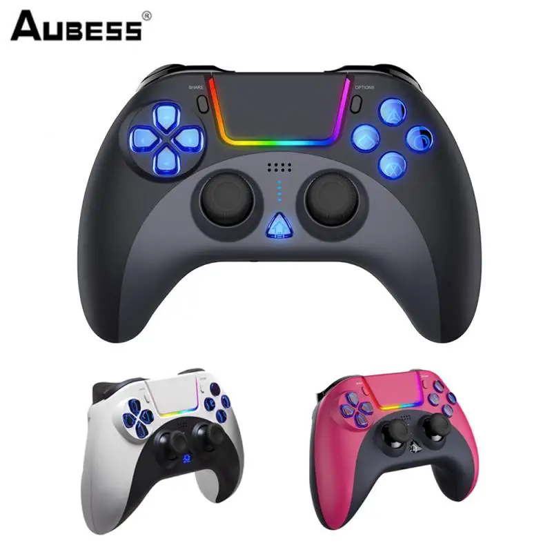 

Беспроводной геймпад для PS4, двойная вибрация, игровой джойстик для PS3, ПК, компьютера, с шестью осями