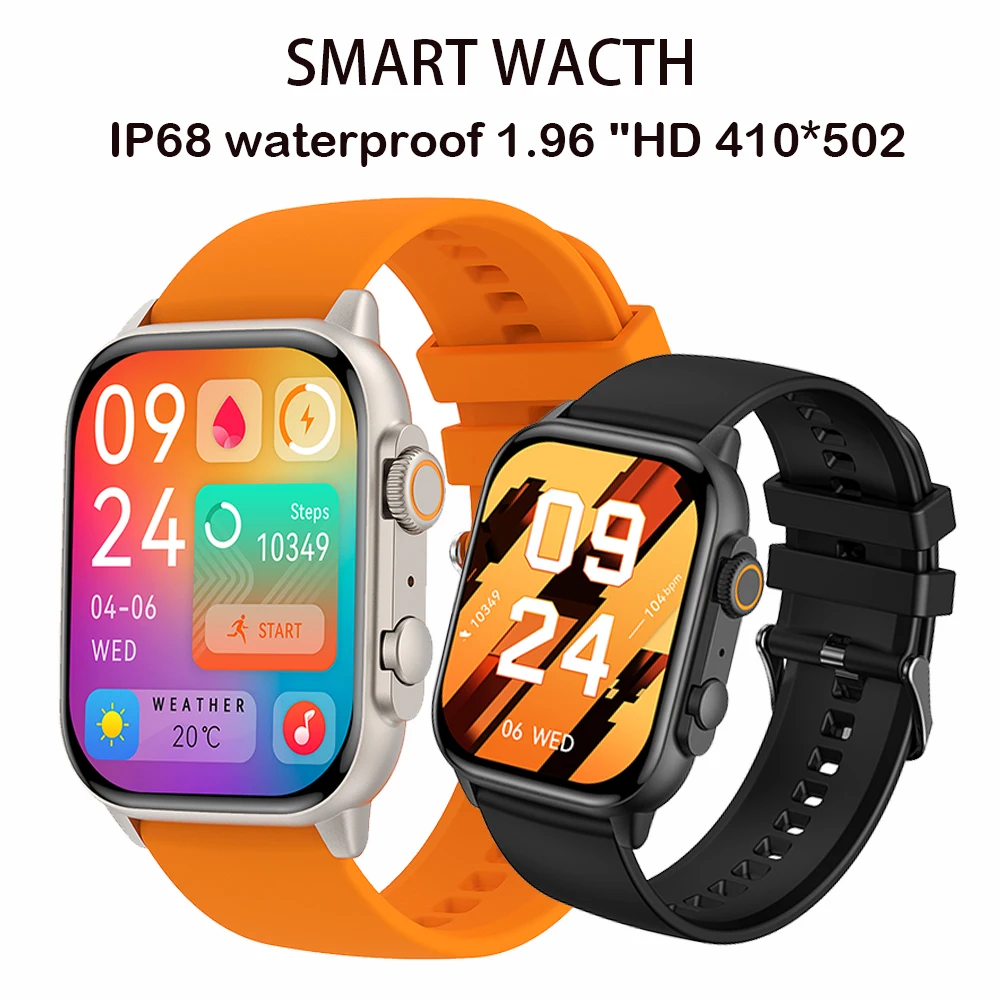 

AMOLED Relógio Inteligente Ip68 Ultra Always-on Rastreador De Fitness Esportes Chamada Bluetooth Mulheres Homens Smartwatch Para