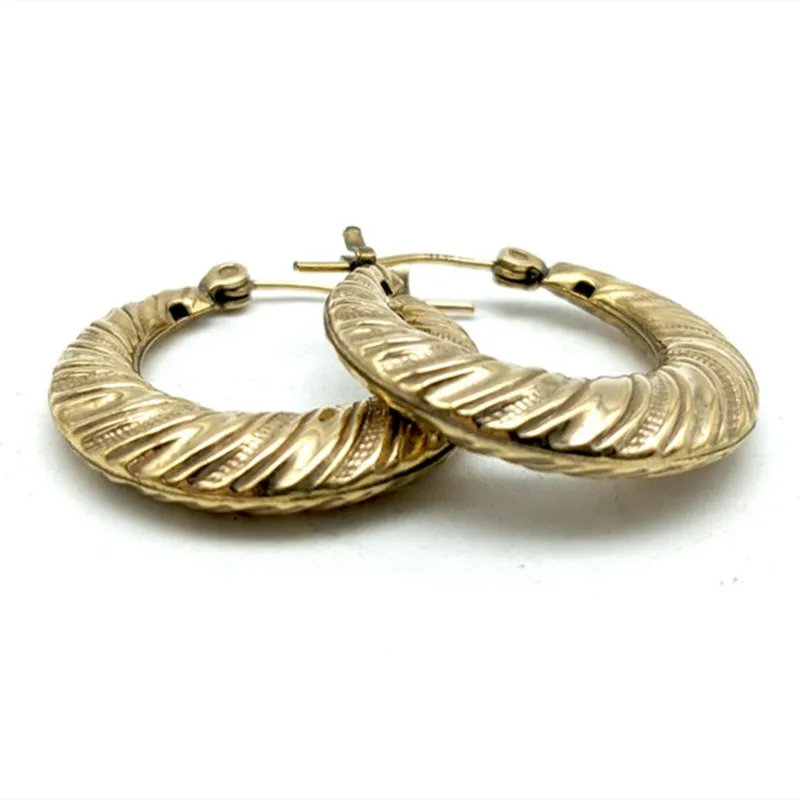 

Fashion Hip Hop Trendy Hoop Earrings for Women's Earring Gold Filled Circle Earrings Wedding Jewelry Accessories Gift