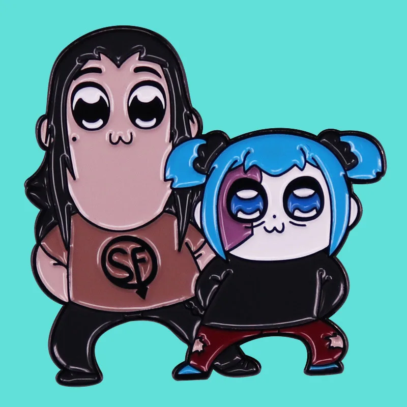 

Horror Game Boy Girl Brooch Funny Nifty Face Cute Pin Cartoon Badge Clothes Backpack Games Fashion Jewelry Accessories